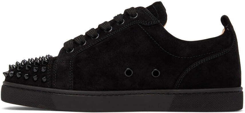 Christian Louboutin Black Louis Junior Spikes Low-Top Sneakers