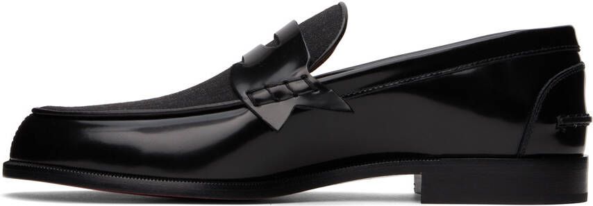 Christian Louboutin Black No Penny Loafers