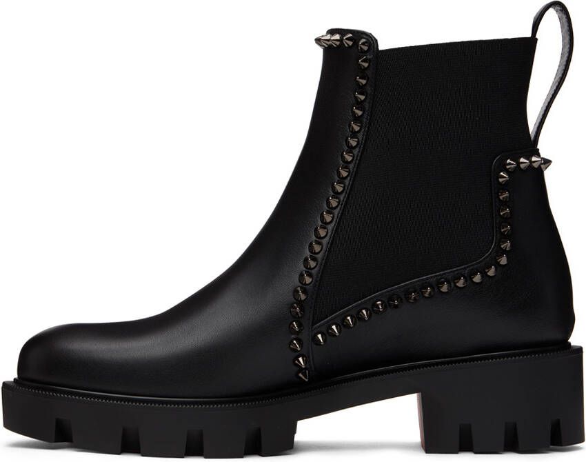 Christian Louboutin Black Out Lina Ankle Boots