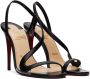 Christian Louboutin Black Rosalie 100 Heeled Sandals - Thumbnail 4