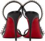 Christian Louboutin Black Rosalie Spikes 100 Heeled Sandals - Thumbnail 4