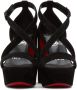 Christian Louboutin Black Suede Movida 130 Heels - Thumbnail 2