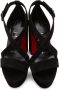 Christian Louboutin Black Suede Movida 130 Heels - Thumbnail 4