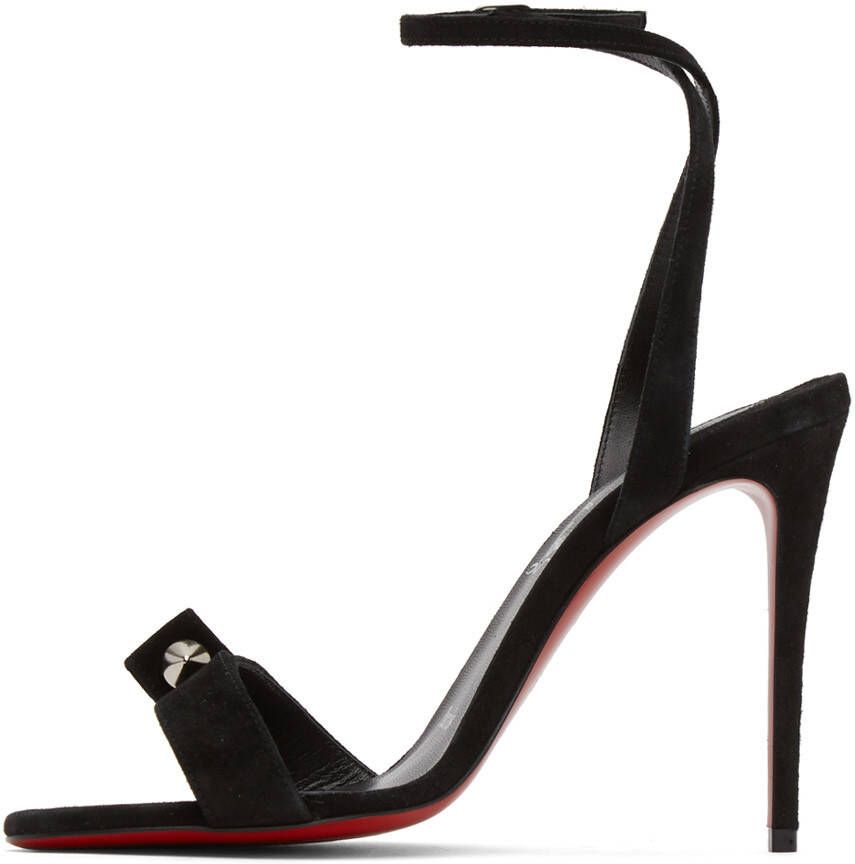 Christian Louboutin Black Suede Umberta 100 Heels