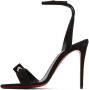 Christian Louboutin Black Suede Umberta 100 Heels - Thumbnail 3