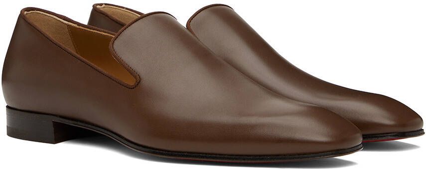 Christian Louboutin Brown Dandelion Loafers