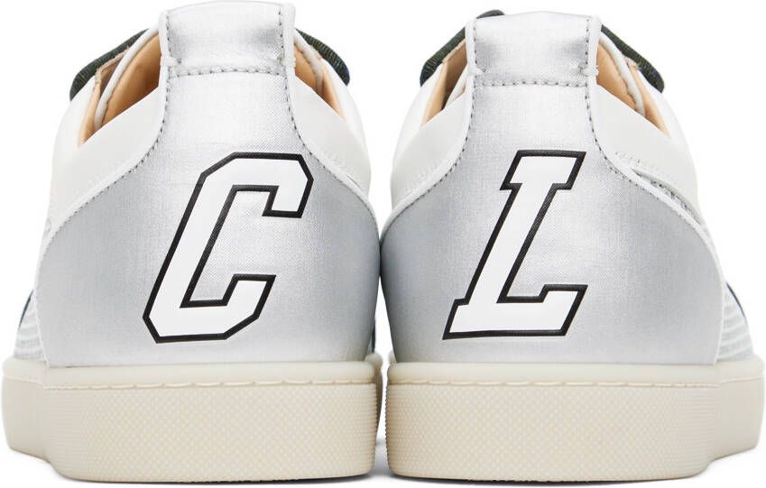 Christian Louboutin Green & Off-White Varsijunior Sneakers
