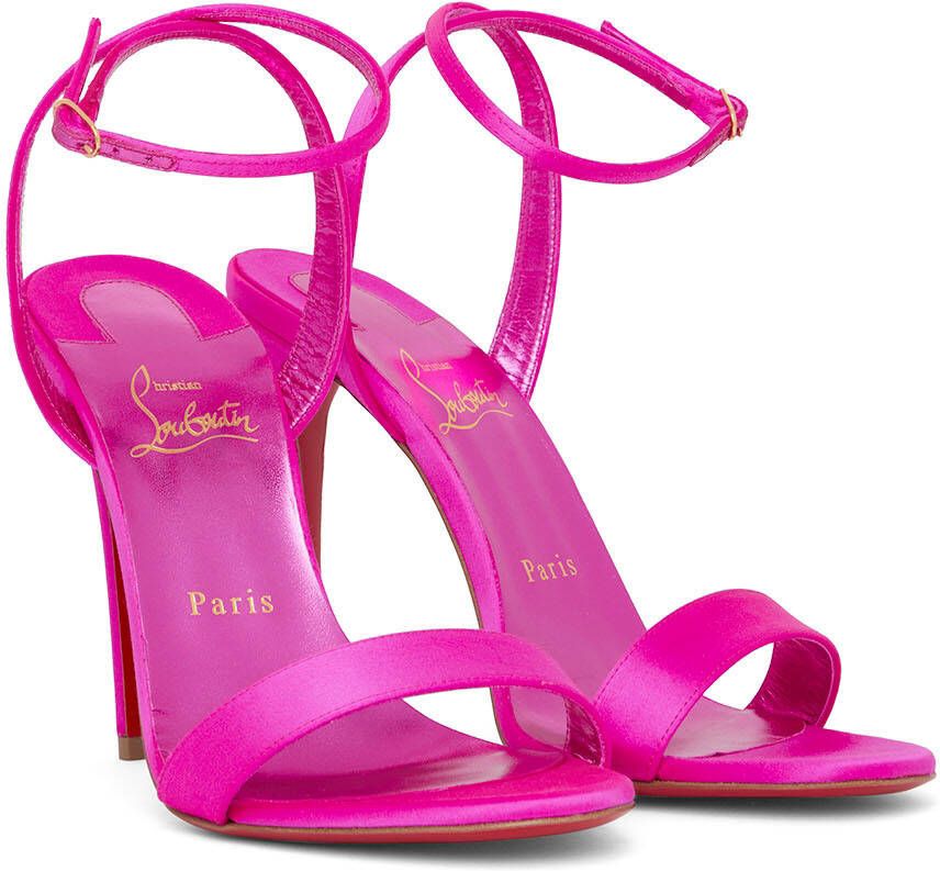 Christian Louboutin Pink Loubigirl 100 Heeled Sandals