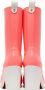 Christian Louboutin Pink PVC Loubirain 70 Boots - Thumbnail 4