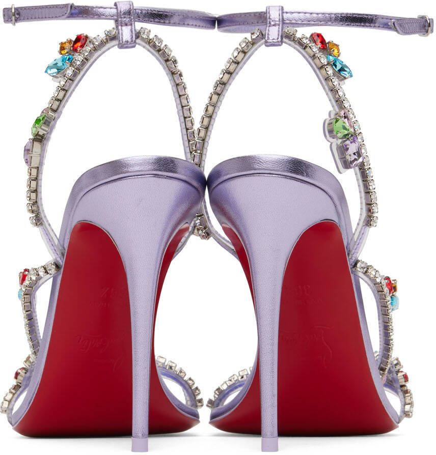 Christian Louboutin Purple Joli Queen Heeled Sandals