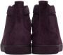 Christian Louboutin Purple Lou Spikes Sneakers - Thumbnail 2