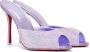 Christian Louboutin Purple Me Dolly Strass 100 Heeled Sandals - Thumbnail 4