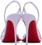 Christian Louboutin Purple Rosalie Strass 100 Heeled Sandals - Thumbnail 2