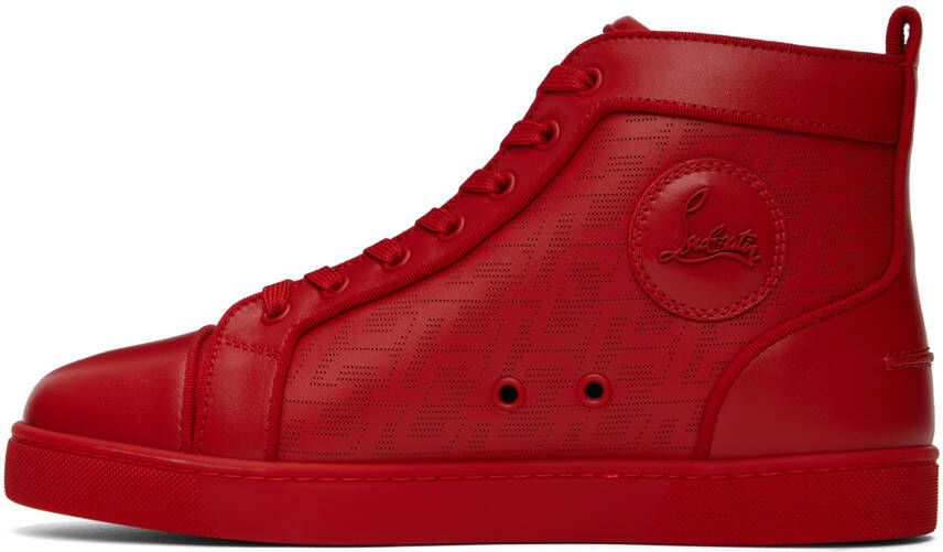 Christian Louboutin Red Louis Orlato Sneakers