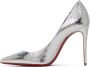 Christian Louboutin Silver Kate 100 Heels - Thumbnail 3