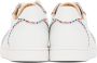 Christian Louboutin White Bordo Strass Sneakers - Thumbnail 2