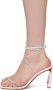 Christian Louboutin White Condora Lacestrass Heeled Sandals - Thumbnail 3