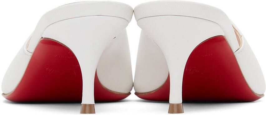 Christian Louboutin White East 55 Mules