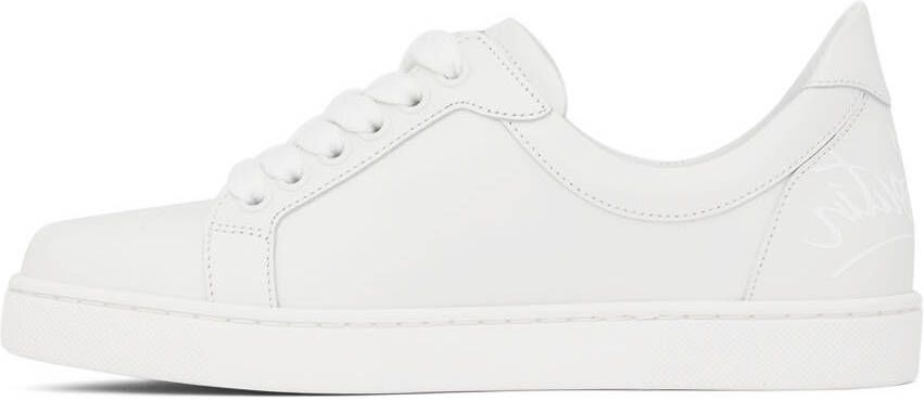 Christian Louboutin White Elo Loubi Flat Sneakers