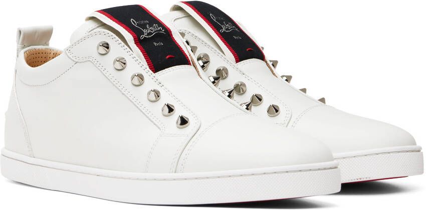 Christian Louboutin White F.A.V. Fique A Vontade Sneakers