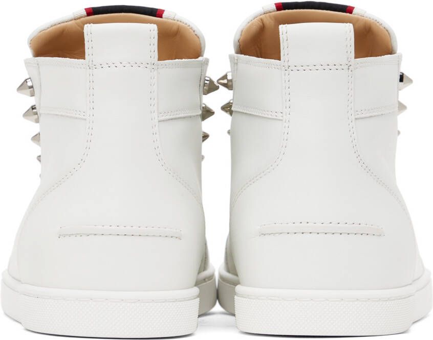 Christian Louboutin White F.A.V. Fique A Vontarde High Sneakers