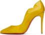 Christian Louboutin Yellow Hot Chick 100mm Heels - Thumbnail 3