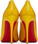 Christian Louboutin Yellow Hot Chick 100mm Heels - Thumbnail 4