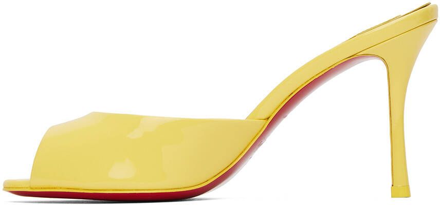 Christian Louboutin Yellow Me Dolly Heeled Sandals