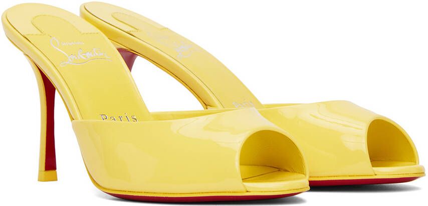 Christian Louboutin Yellow Me Dolly Heeled Sandals