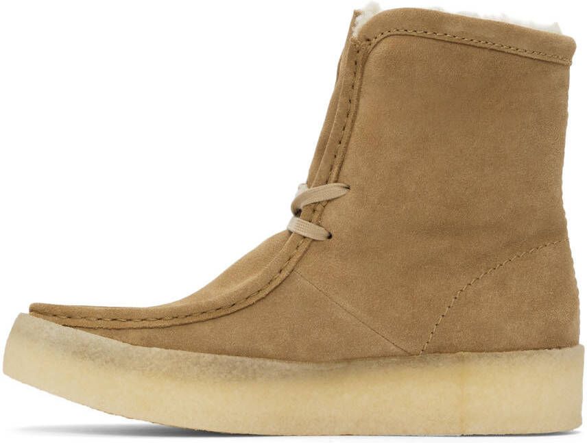 Clarks Originals Beige Wallabee Cup Hi Boots