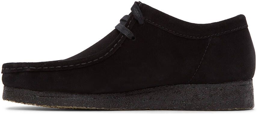 Clarks Originals Black Suede Wallabee Derbys