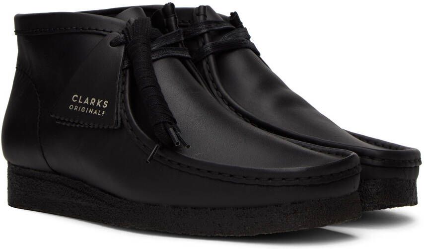 Clarks Originals Black Wallabee Desert Boots