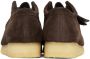 Clarks Originals Beige Suede Wallabee Derbys - Thumbnail 2