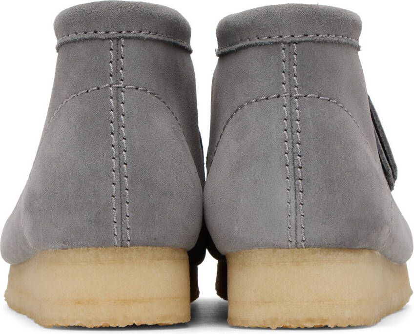 Clarks Originals Gray Wallabee Desert Boots
