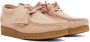 Clarks Originals Pink Faux-Suede Wallabee Oxfords - Thumbnail 4