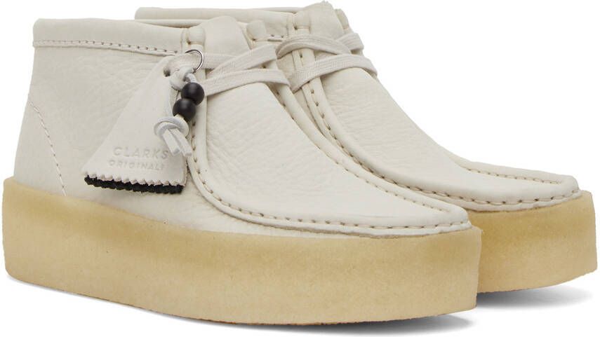 Clarks Originals White Wallabee Cup Boots