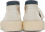 Clarks Originals White Wallabee Cup Desert Boots - Thumbnail 2