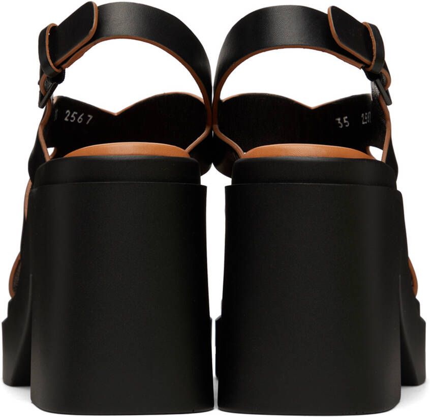 Clergerie Black Nateo Heeled Sandals