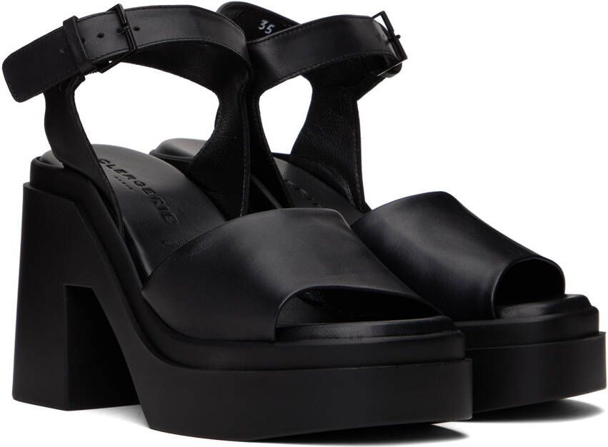 Clergerie Black Nelio Heeled Sandals