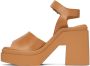 Clergerie Tan Nelio Heeled Sandals - Thumbnail 3