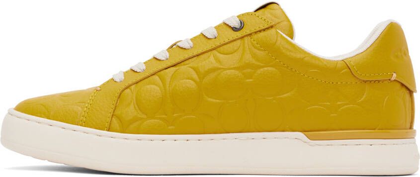 Coach 1941 Yellow Lowline Signature Sneakers