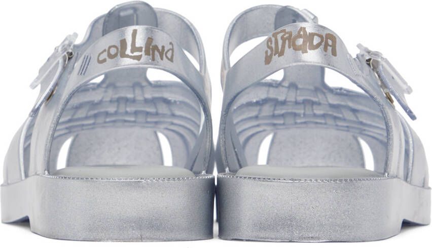 Collina Strada Silver Melissa Edition Possession Sandals