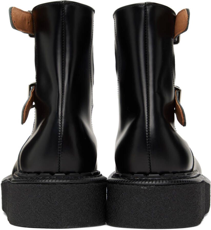 Comme des Garçons Homme Plus Black George Cox & John Moore Edition Double Strap Boots