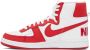 Comme des Garçons Homme Plus Red & White Nike Edition Terminator High Sneakers - Thumbnail 3
