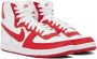 Comme des Garçons Homme Plus Red & White Nike Edition Terminator High Sneakers - Thumbnail 4