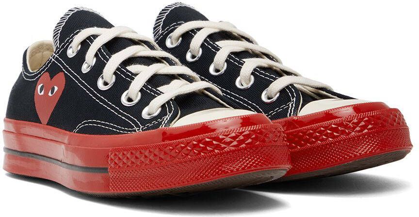 Comme des Garçons Play Black & Red Converse Edition Chuck 70 Sneakers