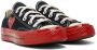 Comme des Garçons Play Off-White & Red Converse Edition Chuck 70 Low-Top Sneakers - Thumbnail 8