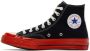 Comme des Garçons Play Off-White & Red Converse Edition PLAY Chuck 70 High-Top Sneakers - Thumbnail 3