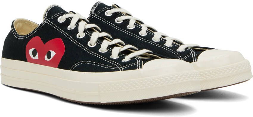 Comme des Garçons Play Black & White Converse Edition PLAY Chuck 70 Low-Top Sneakers