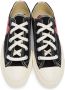 Comme des Garçons Play Black & White Converse Edition PLAY Chuck 70 Low-Top Sneakers - Thumbnail 7